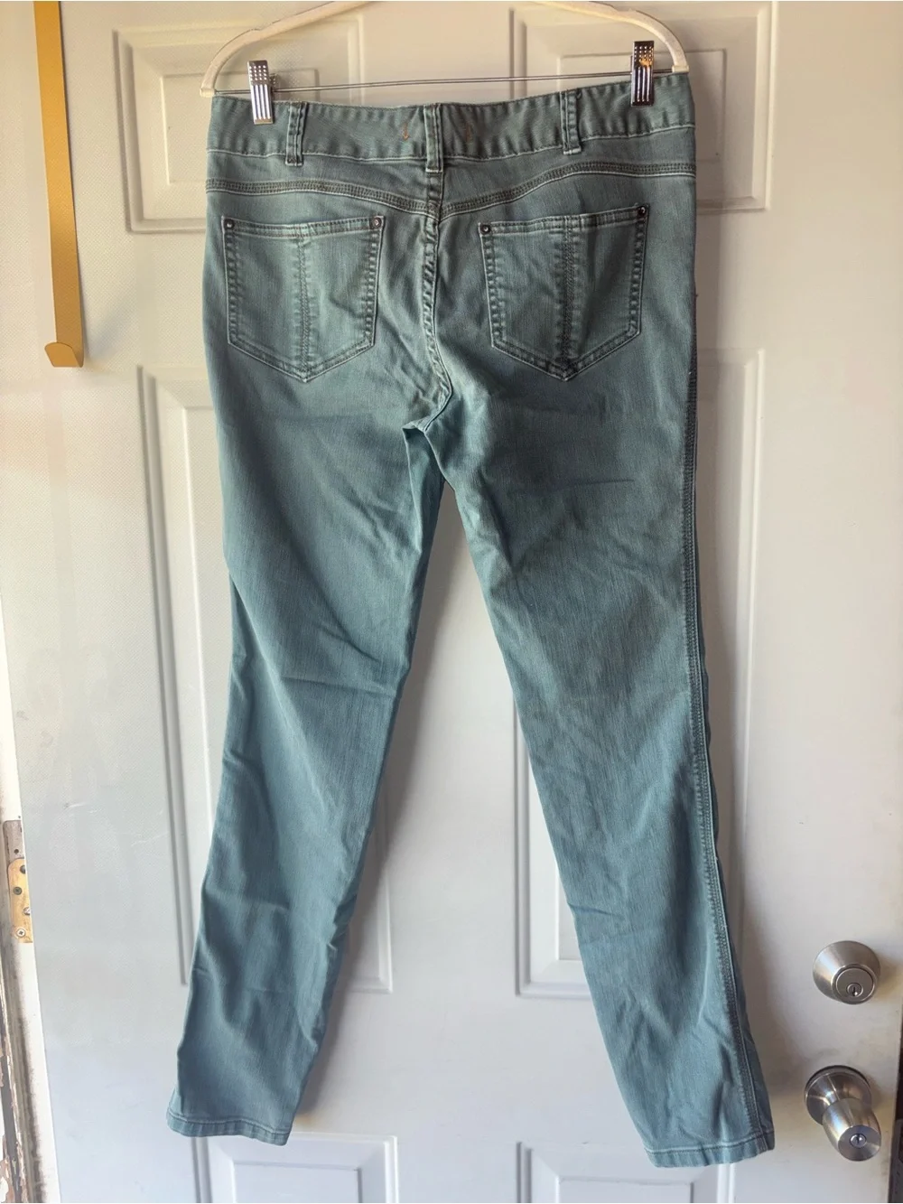 Free People teal skinny jeans size 30